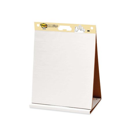 Post-It Pad, Easel, Self-Stick, TableTop, Whitet 563R